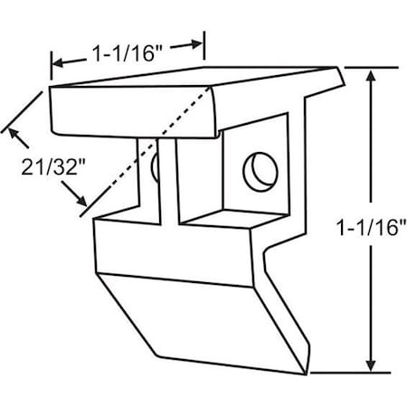 Strybuc Balance Top Sash Guide 60-672